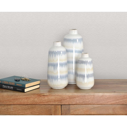 Gray Sand Vase Set of 3