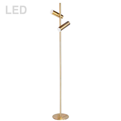 12W Floor Lamp,  AGB, FR Acrylic Diffuser