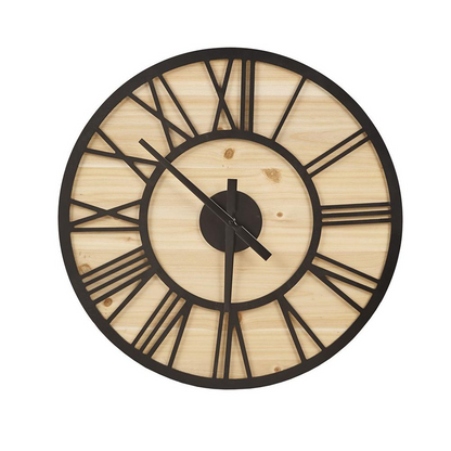 23.6" Wood Wall Clock