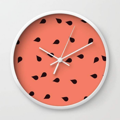 SCATTERED WATERMELON Wall clock