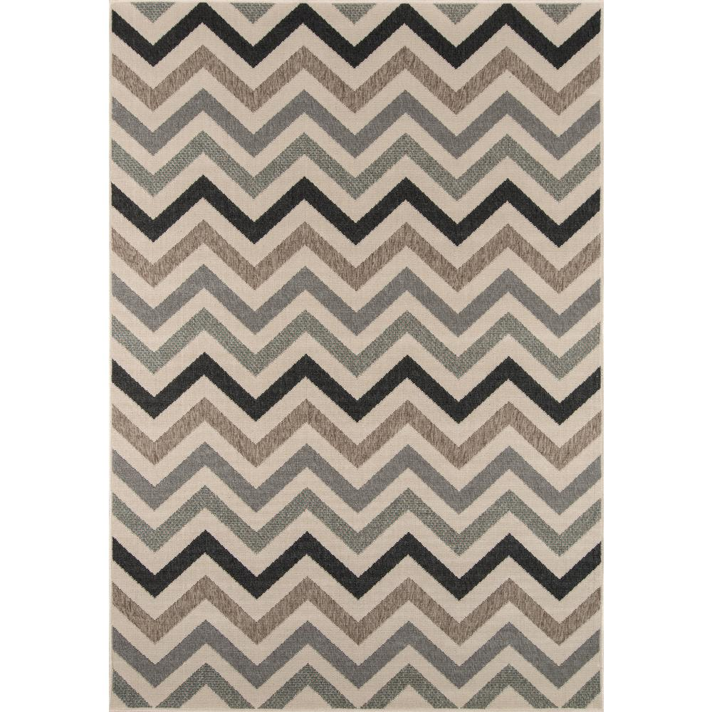 Contemporary Rectangle Area Rug, Sage, 5'3" X 7'6"