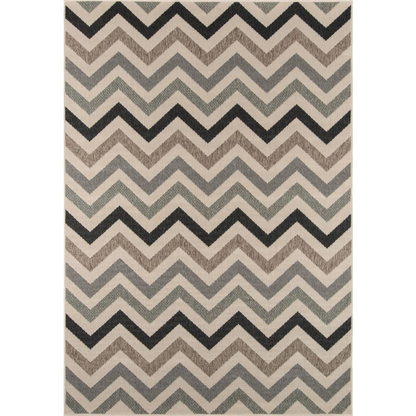 Contemporary Rectangle Area Rug, Sage, 5'3" X 7'6"