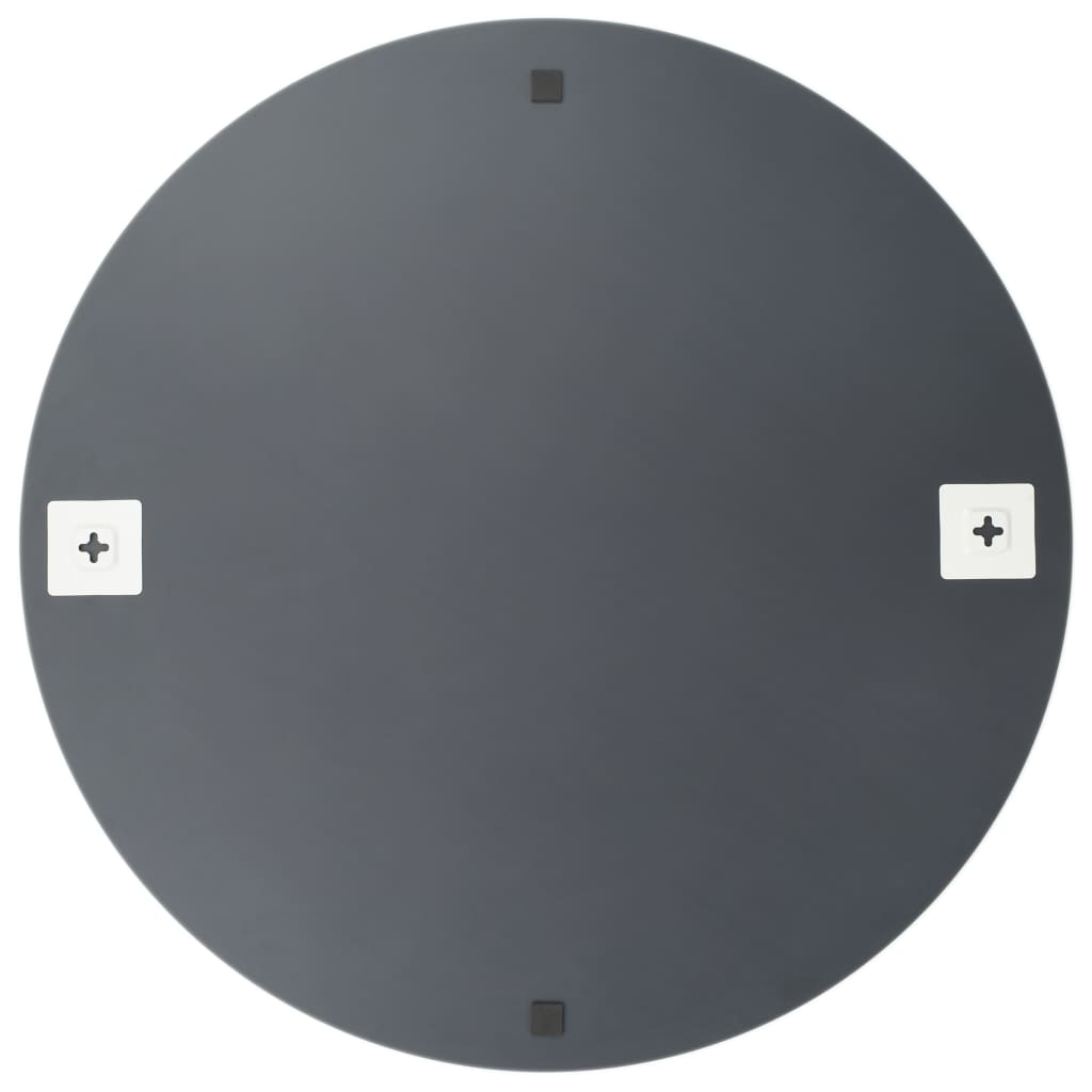 vidaXL Wall Mirror 27.6" Round Glass