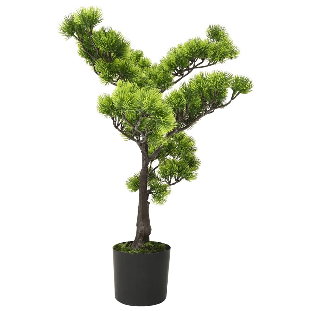 vidaXL Artificial Pinus Bonsai with Pot 23.6" Green