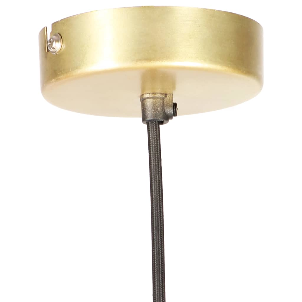 vidaXL Industrial Hanging Lamp 25 W Brass Round 19 cm E27