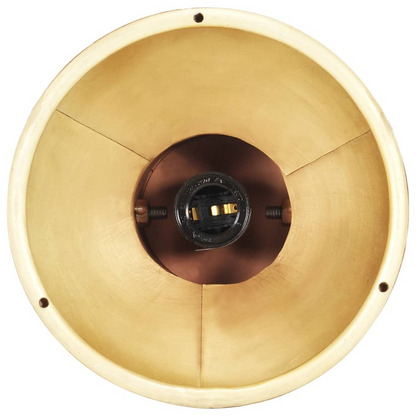 vidaXL Industrial Hanging Lamp 25 W Brass Round 19 cm E27