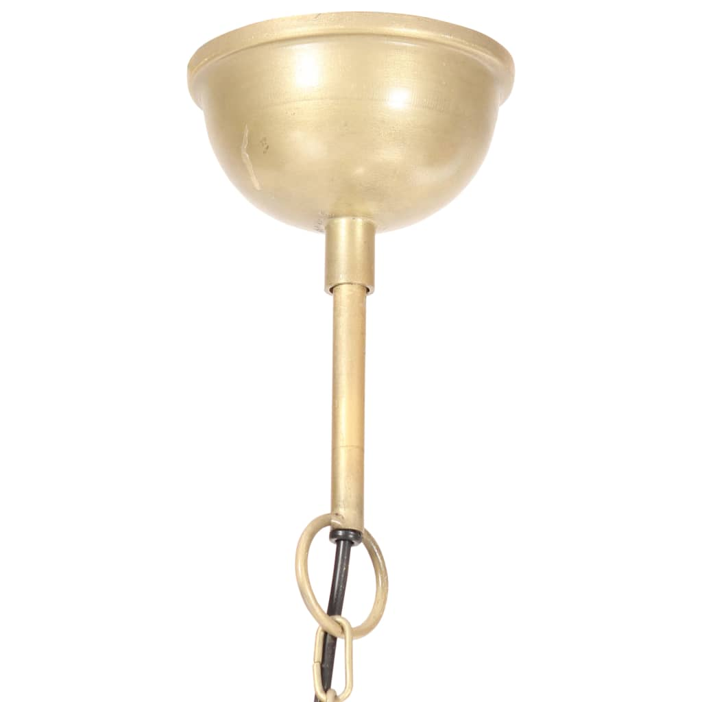 vidaXL Industrial Hanging Lamp 25 W Brass Round 40 cm E27