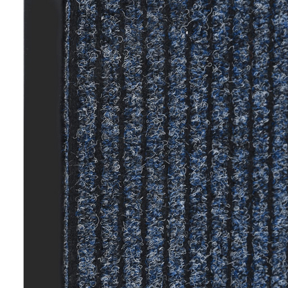 vidaXL Doormat Striped Blue 80x120 cm