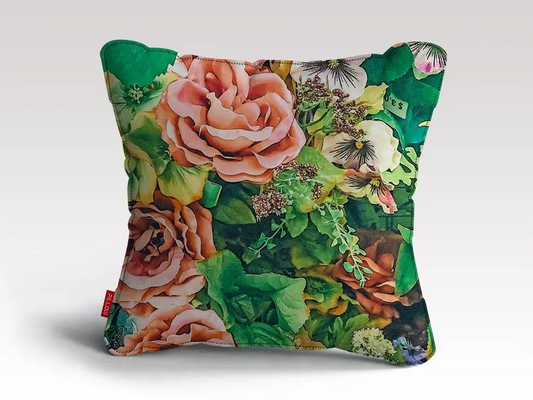 Vintage Garden Poster (1) Cushion/Pillow