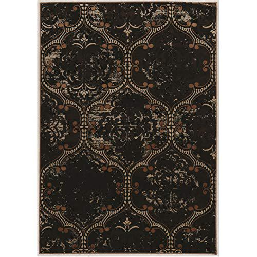 Vintage KArthur Brown & Beige 8x10, Rug