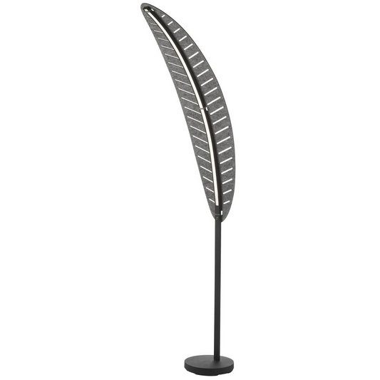 22W Floor Lamp, MB, GRY Shade