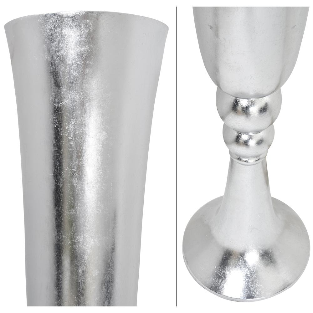 Dramatic Argento Tall Vase