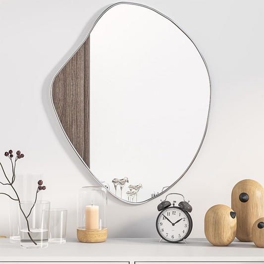 vidaXL Wall Mirror Silver 23.6"x19.7"