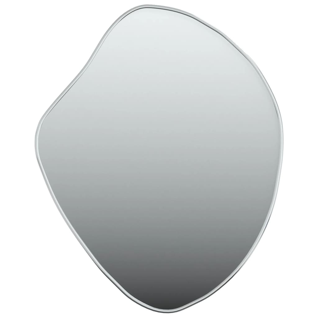 vidaXL Wall Mirror Silver 23.6"x19.7"