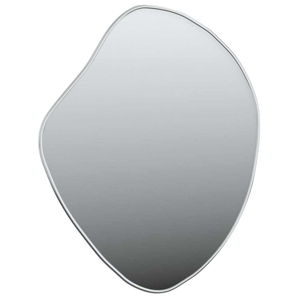 vidaXL Wall Mirror Silver 23.6"x19.7"