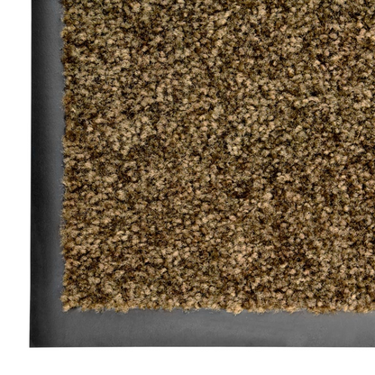 vidaXL Doormat Washable Brown 40x60 cm