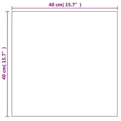 vidaXL Wall Mirror 15.7"x15.7" Square Glass