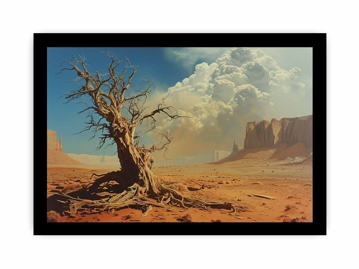 Desert Art Framed Print