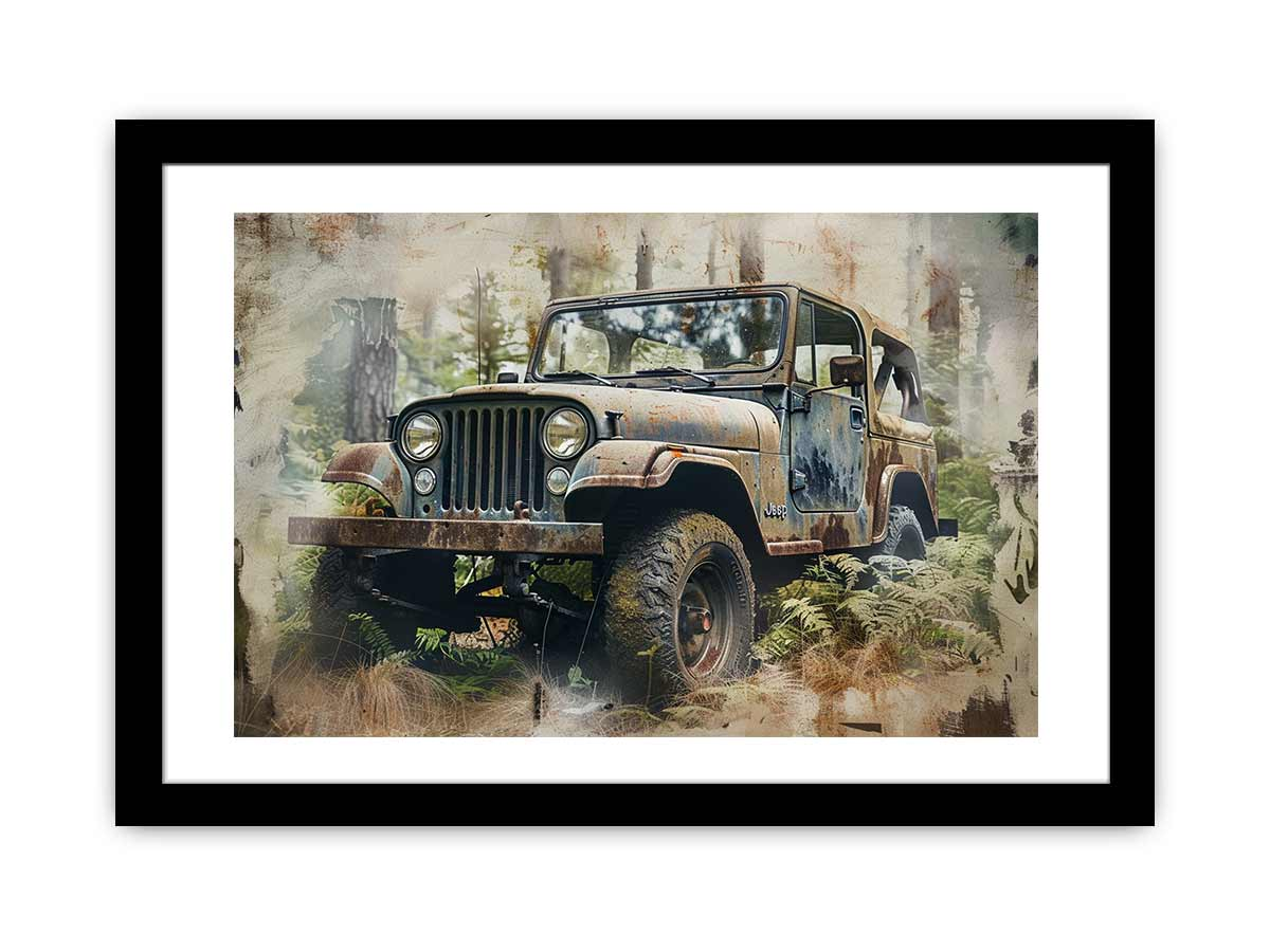 Jeep Framed Print Framed Print