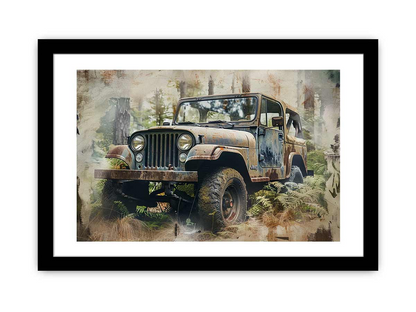 Jeep Framed Print Framed Print