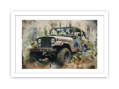 Jeep Framed Print Framed Print