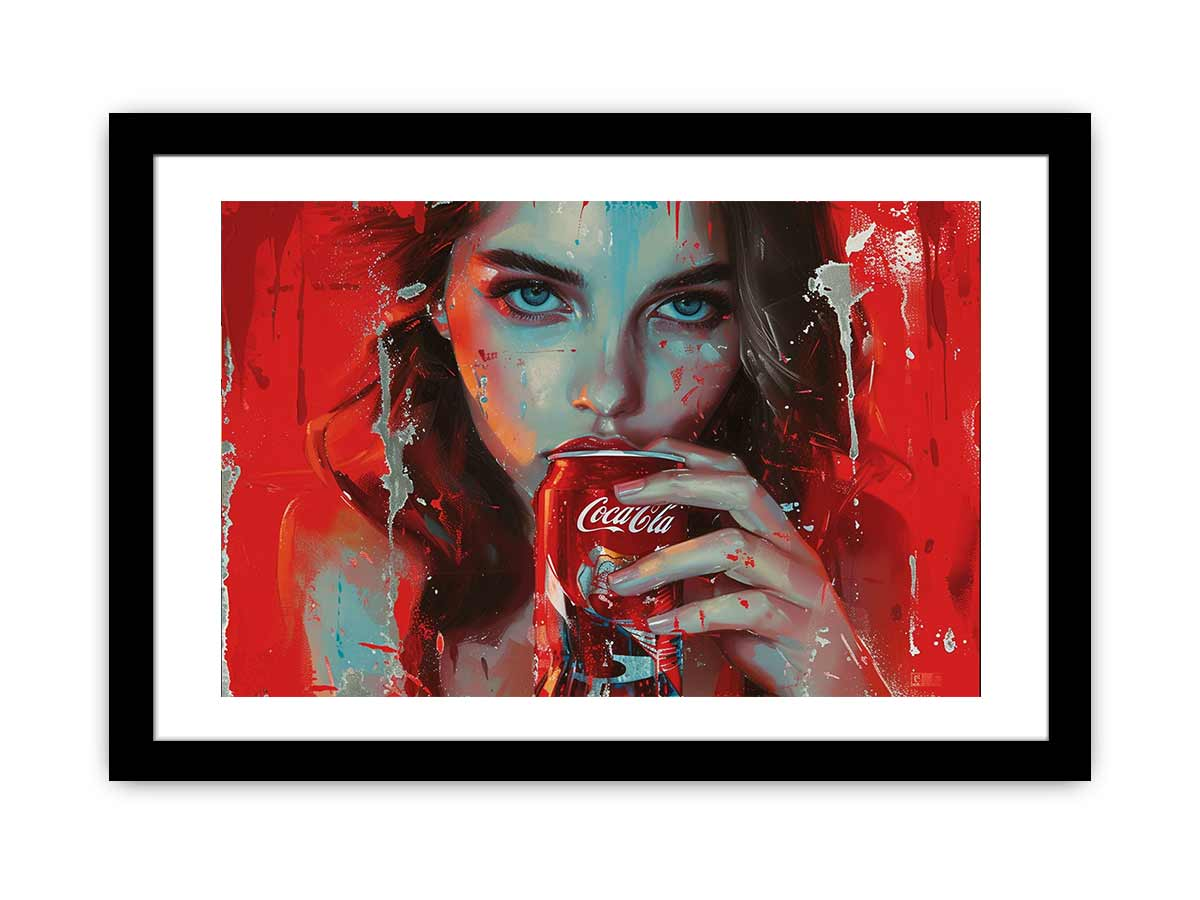 Coca Cola Framed Framed Print