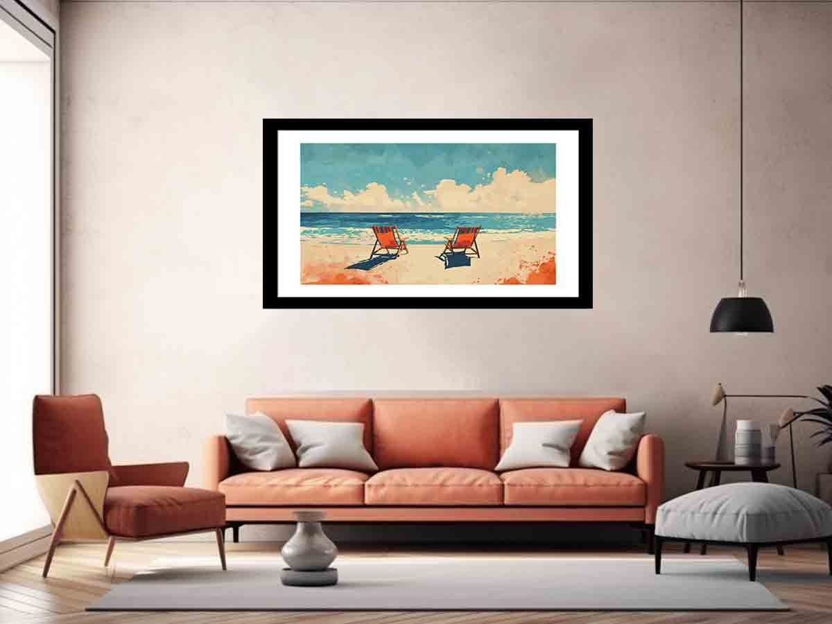 Beach Framed Print