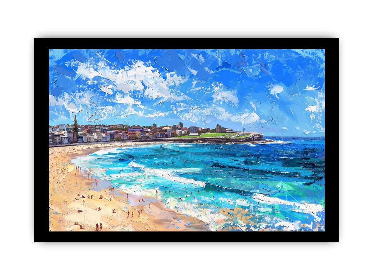 Bondi Beach Art Framed Print