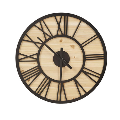 23.6" Wood Wall Clock