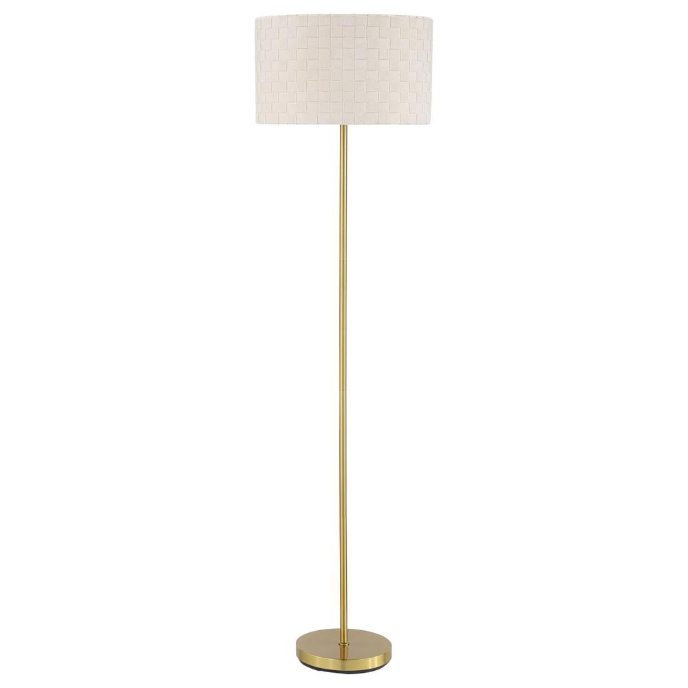 Ramiro Drum Shade Floor Lamp Gold