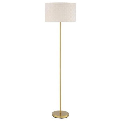 Ramiro Drum Shade Floor Lamp Gold