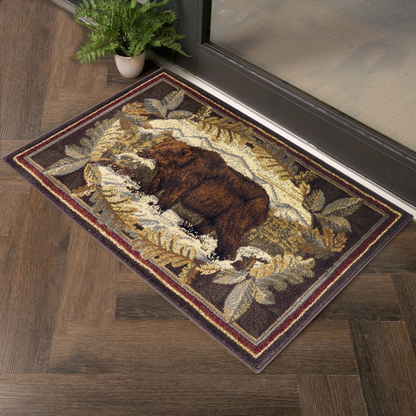 Nature's Nest GC_CBL3008 Multi 2 ft. 7 in. x 7 ft. 3 in. Lodge Area Rug