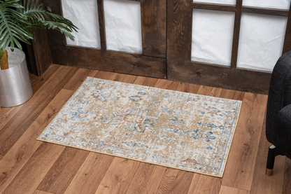 Noble GC_GEN7008 Gold 5 ft. 3 in. x 7 ft. 3 in. Area Rug