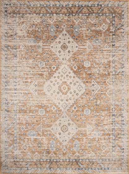 Noble GC_GEN7004 Rust 5 ft. 3 in. x 7 ft. 3 in. Area Rug