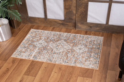 Noble GC_GEN7004 Rust 5 ft. 3 in. x 7 ft. 3 in. Area Rug