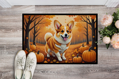 Corgi Fall Doormat