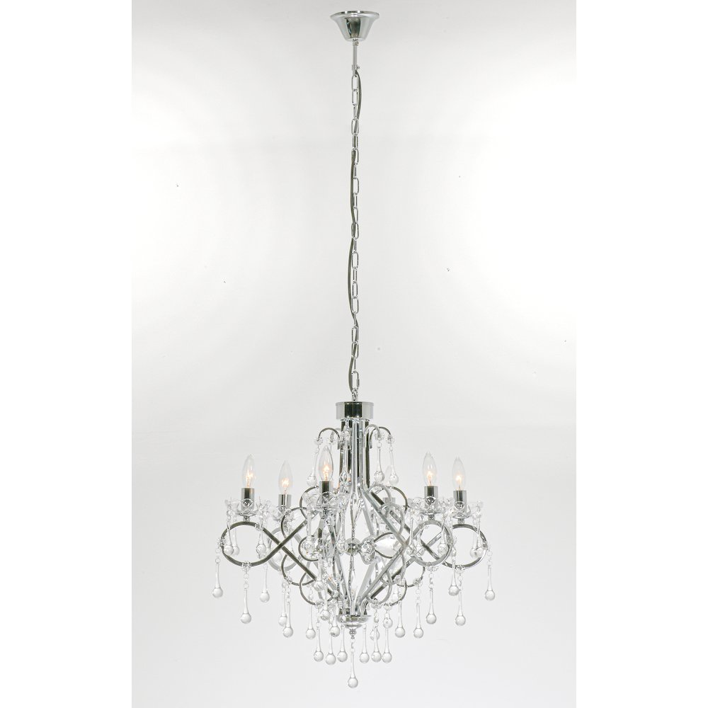 Silver Sorleona Chandelier