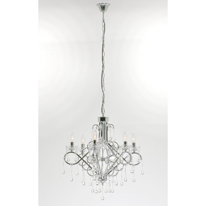 Silver Sorleona Chandelier