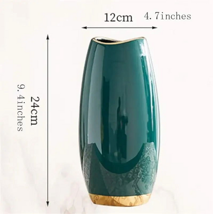 Green Ceramic Vase