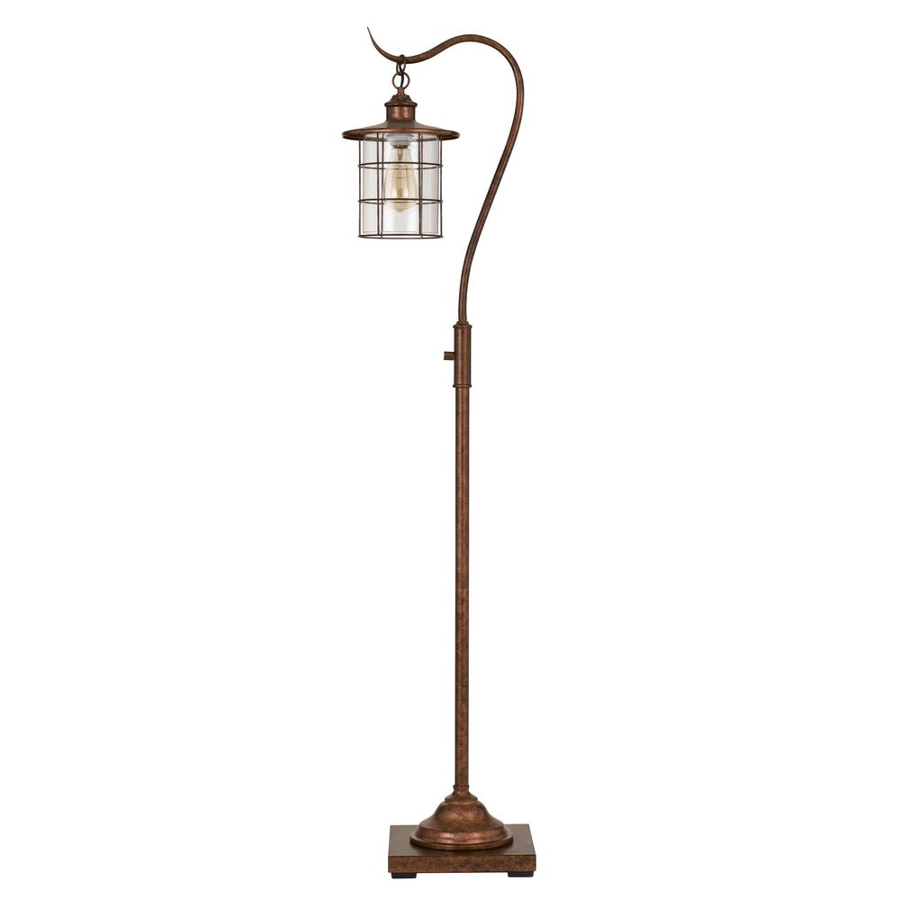 Silverton Floor Lamp With Glass Shade (Edison Bulb Included)