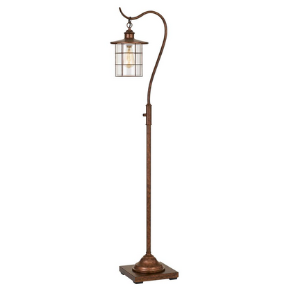 Silverton Floor Lamp With Glass Shade (Edison Bulb Included)